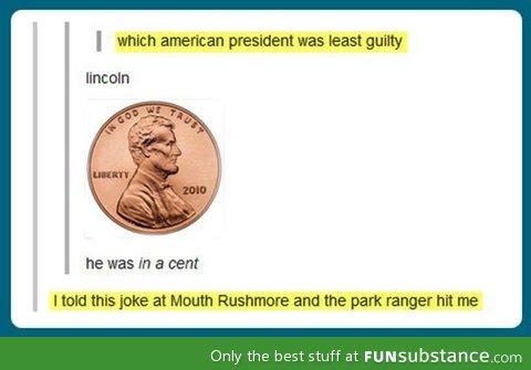 Lincoln was least guilty