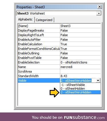 When your Excel sheet is an expert at hide and seek