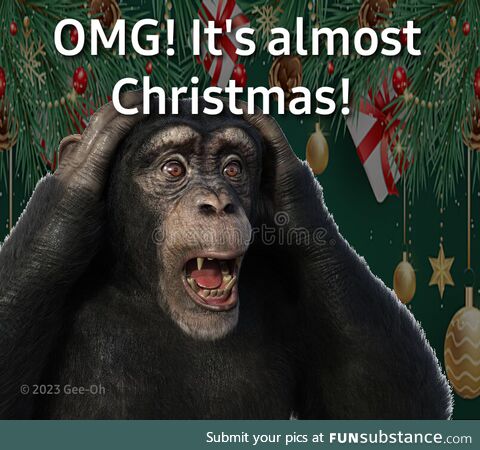 Listen to the December chimp