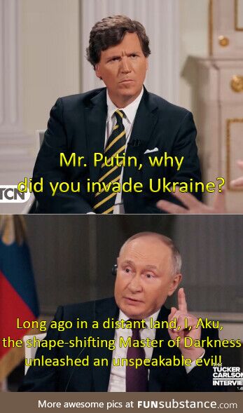 Putin's mask slips