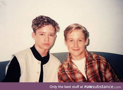 Young Justin Timberlake and Ryan Gosling, 1994