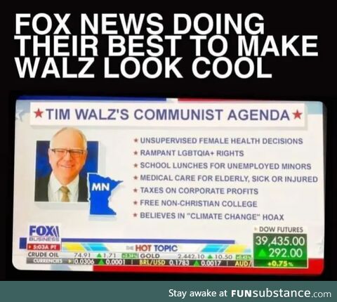 Yes, Fox. Everyone is a communist, now take your meds.