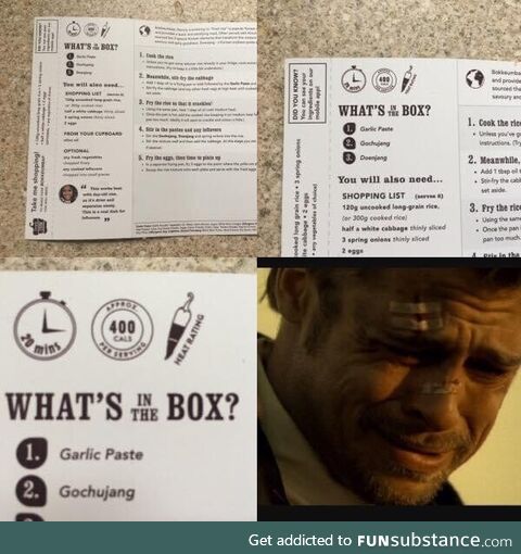 Got a new recipe box that reminded me of one of my favourite films