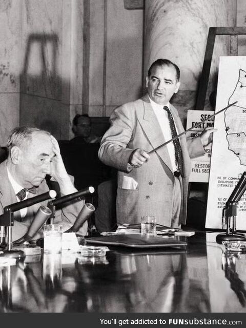 My Grandfather disgusted with Joe McCarthy during the Army-McCarthy hearings