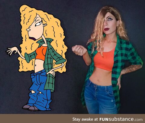 I cry, remembering old Nickelodeon, so I decided to do cosplay Deborah "Debbie" Thornberry