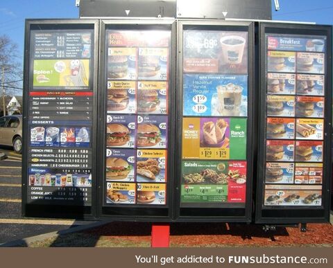 2007 McDonald’s menu