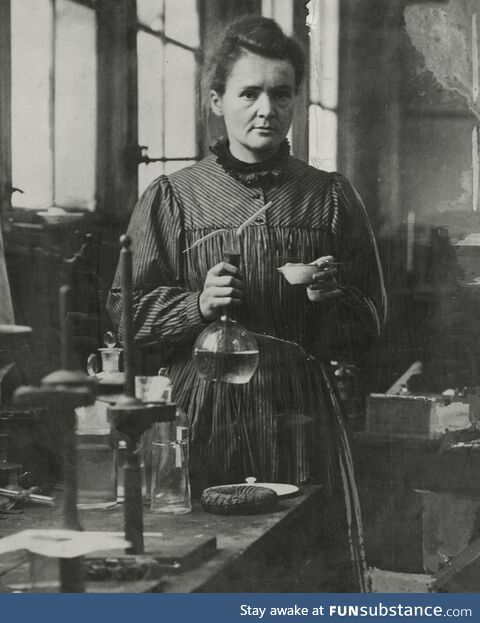 Postmenopausal Marie Curie, the first person to win a Nobel Prize twice