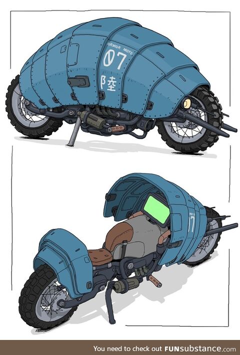 Armored bike