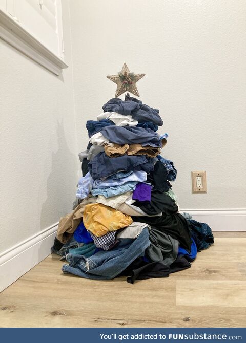 Christmas tree's put up a little early this year