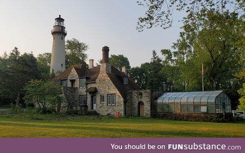 Grosse point lighthouse (evanston, illinois usa)