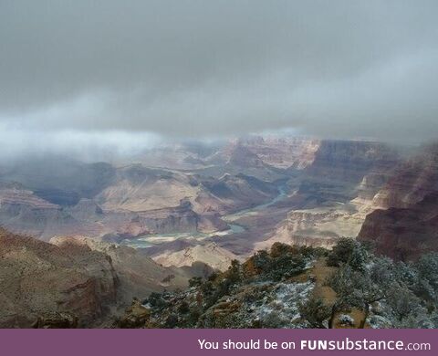 One of the best pictures I’ve ever taken - Grand Canyon, March 2001