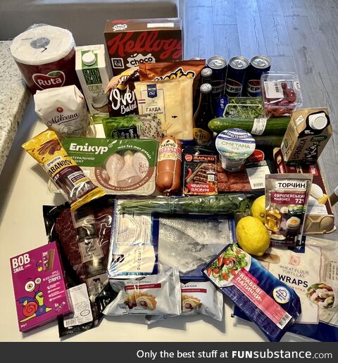 50$ worth of groceries in Ukraine