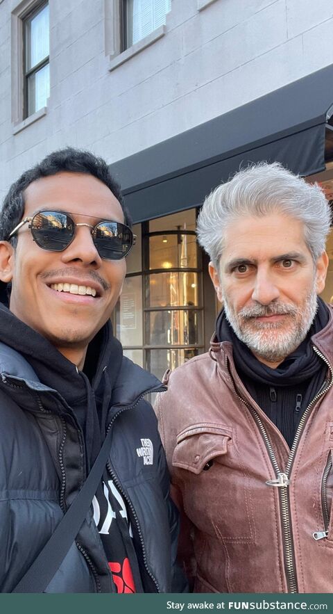 Met Michael Imperioli today !