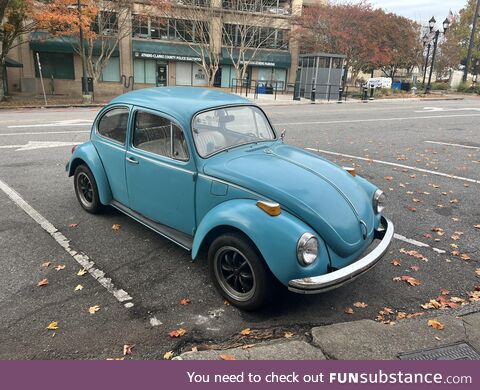 A strangers car on the walk to work