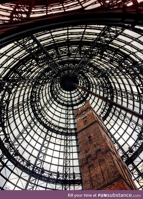 (OC) Melbourne central shot tower, a tower inside a mall,