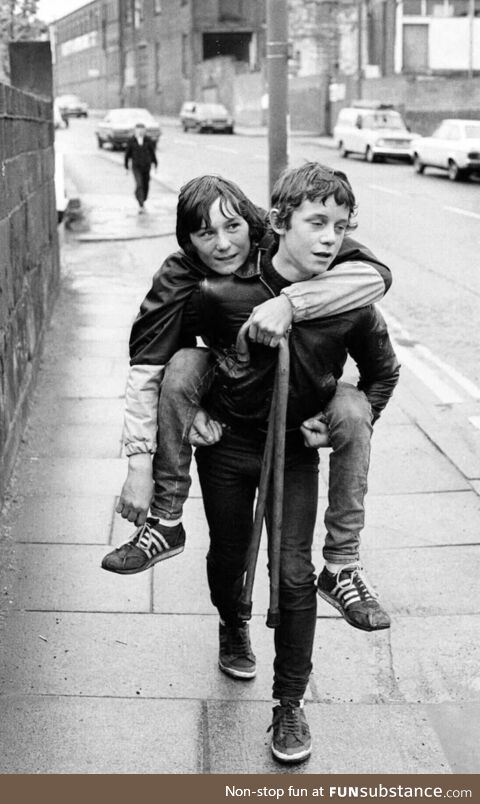 Bros being bros, England 1975