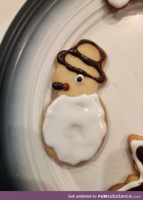 I attempted to make this Christmas cookie the Driving Crooner