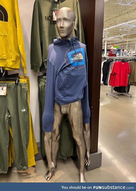 Poor Mannequin needs more than pants