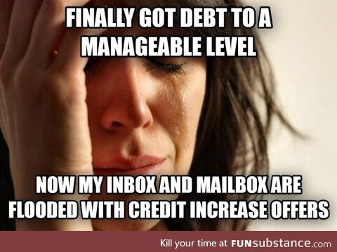 I just wanted to a good credit score again