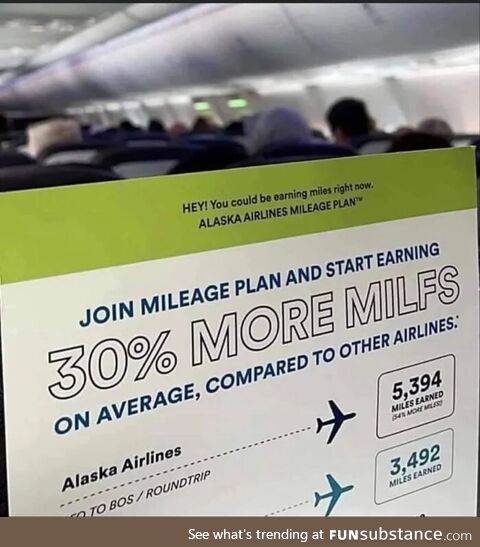 Alaska Airlines is really pushing the bar nowadays!