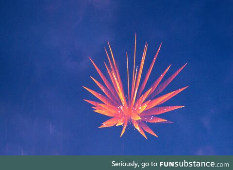 3/5 second exposure of a firework