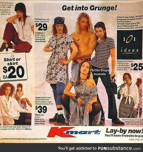 Kmart goes Grunge and here's the result