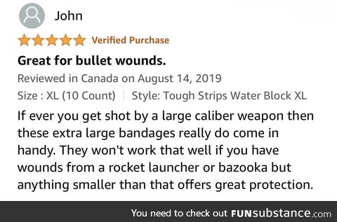 Great Bandaid review John