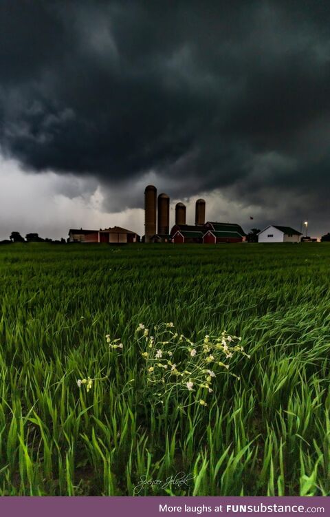 [OC] Afternoon storms in Wisconsin