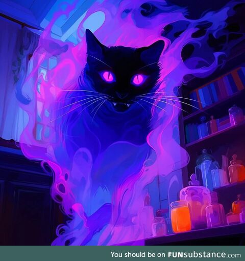 Spookposting '24 #35 - Ghost Cat