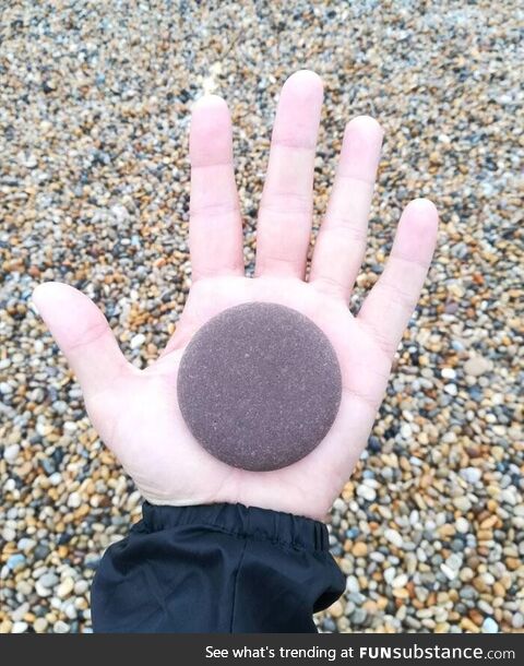 This pebble that my ocd brain loves