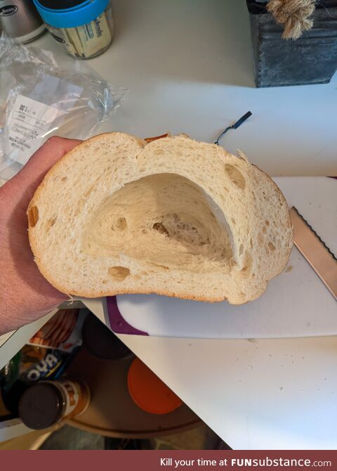 I feel this loaf should have been marked 'reduced carbs'