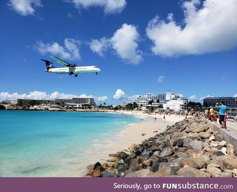 My view Maho Beach Sint Maarten