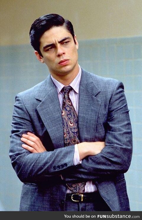 Benicio Del Toro in the 90s