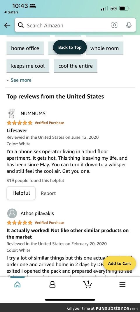 Searching for a portable air conditioner and came across this review…