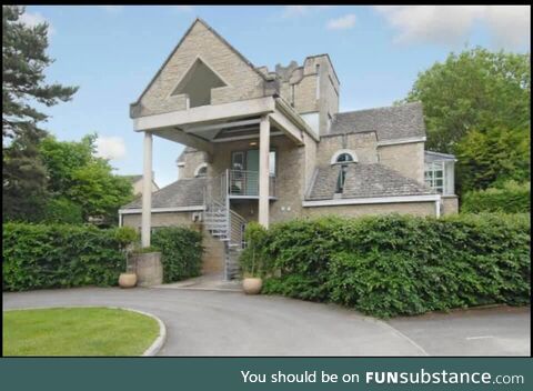 This house that looks like a church dedicated to a religion of upvoting