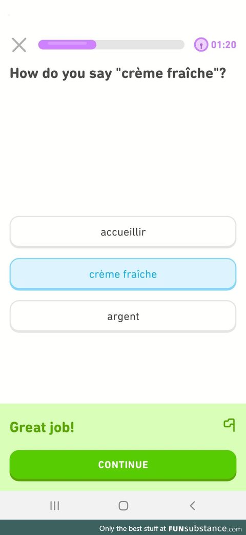 Thanks, duolingo