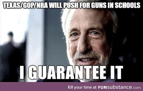 Because the answer to violence isn't reform; It's more guns. /s