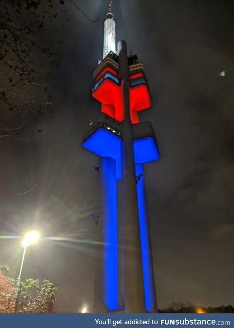 ŽIžkov Television Tower, Prague, Czechia