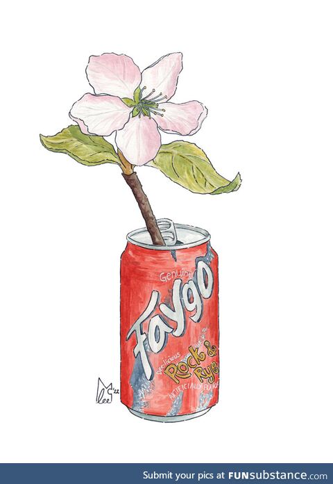 I'm watercolour painting FloweDrink combos to represent every American state. For