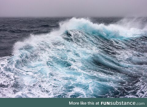 Infamous Drake Passage on its way to Antarctica