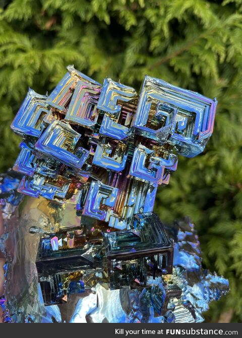 Nature is the Greatest Artist (bismuth crystal)