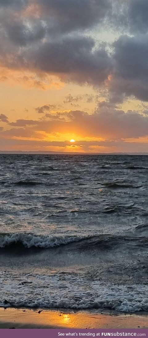 [OC] A beach in Fyn, Denmark at sunset 2021