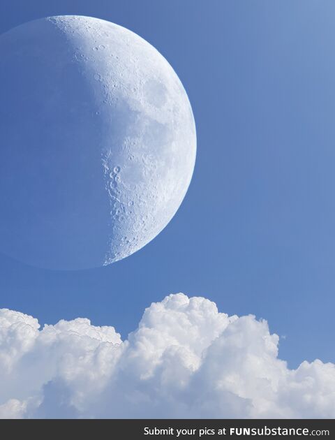 Daytime Moon composite [OC]