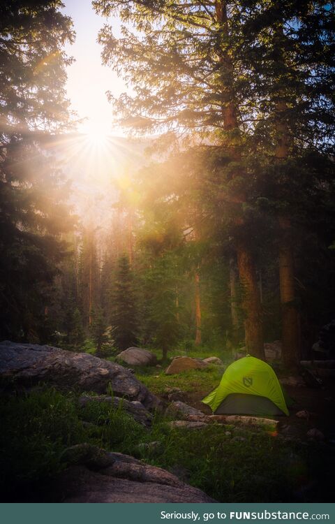 Sunrise in Rocky Mountain NP [OC]