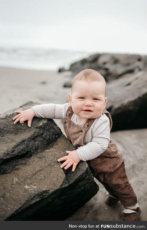 Got the little guy on the beach today