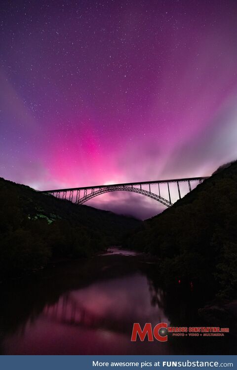 My photo of the Northern Lights in West Virginia (5/11/2024)