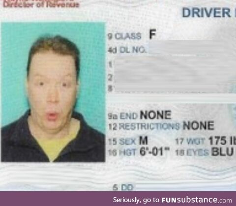 I have a long-standing battle with my buddy for the most ridiculous photo ID. I just