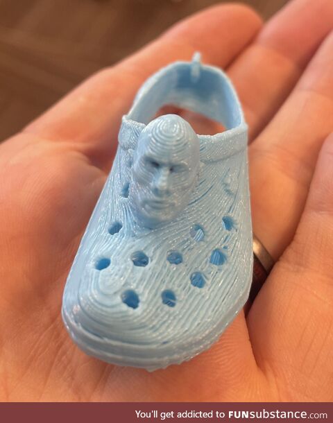 My students are carrying around 3D printed “Dwayne the Crock Johnsons”