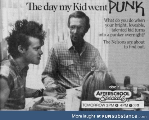 The day my kid went punk