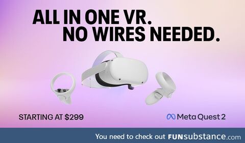 The Meta Quest 2 from $299 has no wires and total freedom. Explore new worlds with